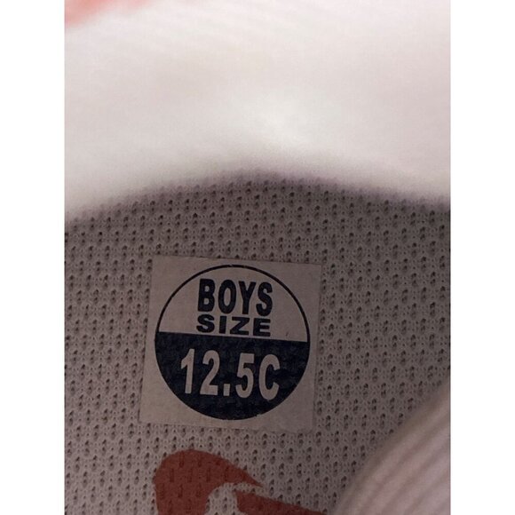 Nike Dunk Low GS Rainbow boys size 12.5c low top sneakers bow Laces White Cream - Picture 6 of 6